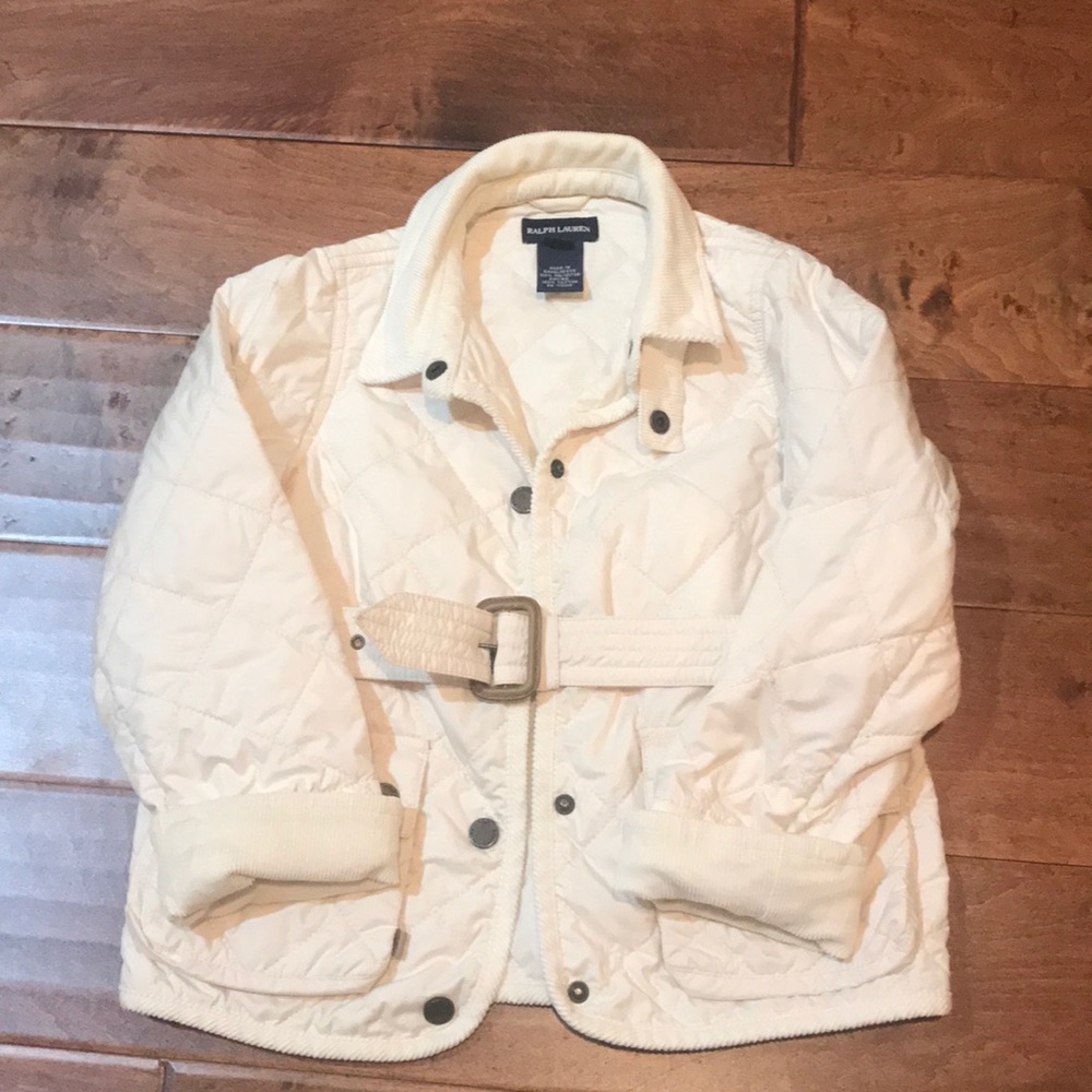 Cream Ralph Lauren kids coat